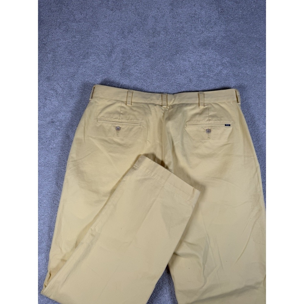 Polo Ralph Lauren Classic Fit 36/32 Men's Dress Pants RL Yellow Slacks Preppy